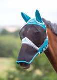 FlyGuard PRO Fine Mesh Fly Mask - Ears & Nose 60+% UV