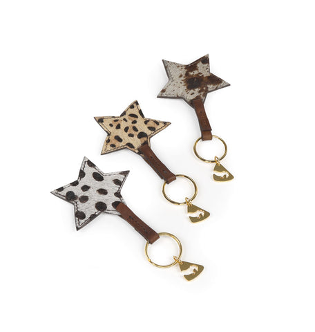 Aubrion Cowhide Keyring