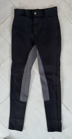 2nd Hand Fouganza Breeches Knee Patch / 26 / Black