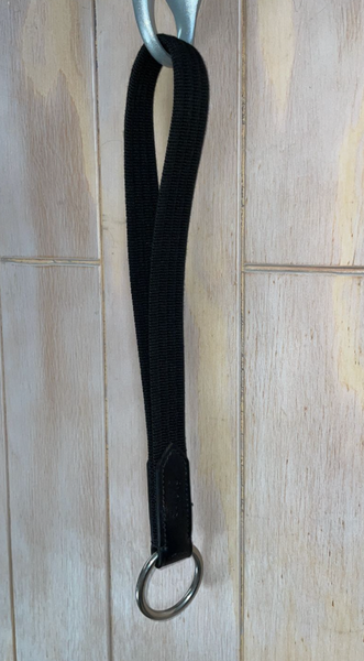 2nd Hand Material Strap with Hoop / Black (1.2)