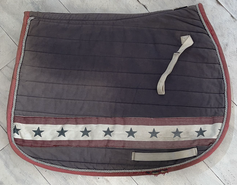 2nd Hand Star Numnah / Navy / F