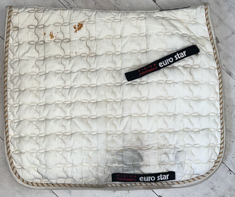 2nd Hand Euro Star Numnah / White / Full