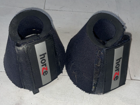 2nd Hand Horze Over Reach Boots / Blk / S