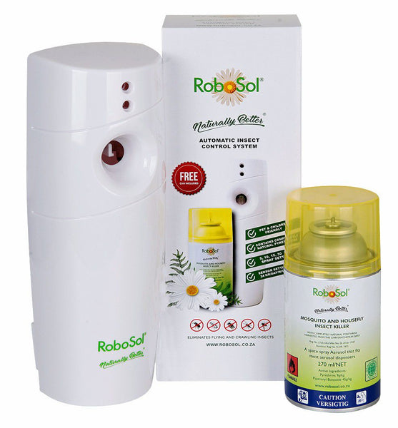 Robosol 270ml Metered Valve Dispenser for Flies & Mosquitos
