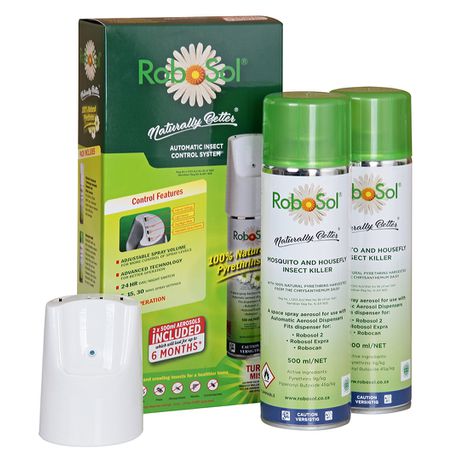 Robosol Auto Insect Control for Flies & Mosquitos – Equibox
