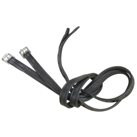 Phoenix Kids Stirrup Leathers - Black